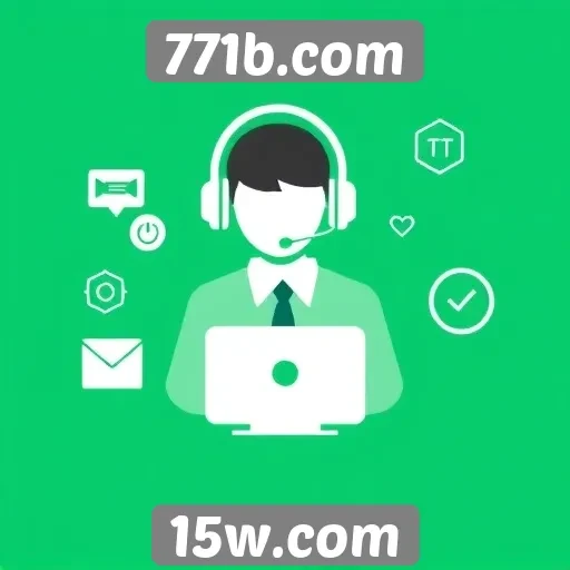 Recursos de suporte ao cliente no site 771b.com